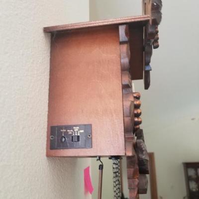 German Cock-coo Clock By Musik Battery Operated NICE 