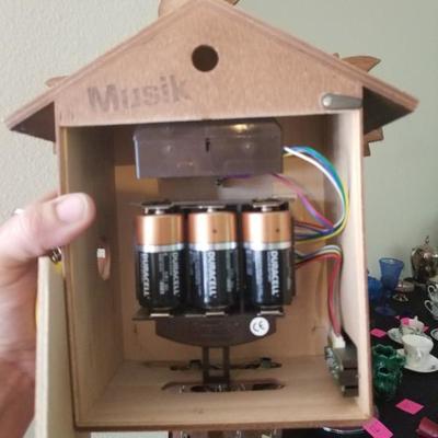 German Cock-coo Clock By Musik Battery Operated NICE 