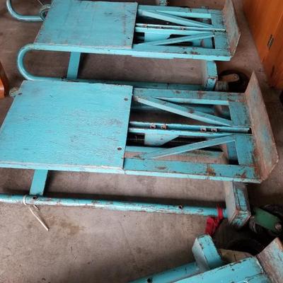 Vintage Hand Truck/Dolly For Heavy Equipment 