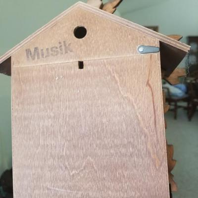 German Cock-coo Clock By Musik Battery Operated NICE 