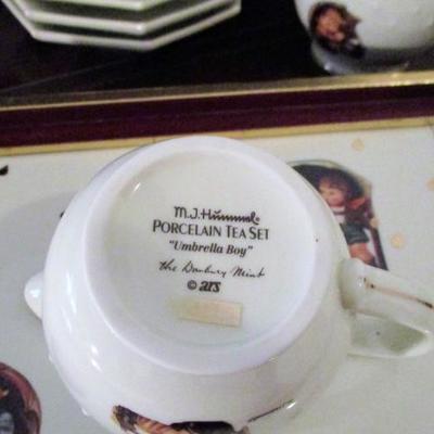 Hummel Tray and Porcelain Tea Set See all photos 