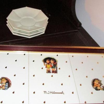 Hummel Tray and Porcelain Tea Set See all photos 