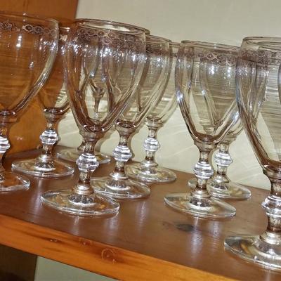 Kitchen Glass with Blue Wine Goblets See all photos 