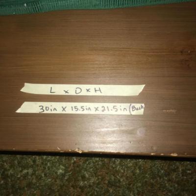 Wood Bench