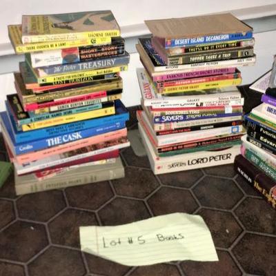 Lot #5 of Books