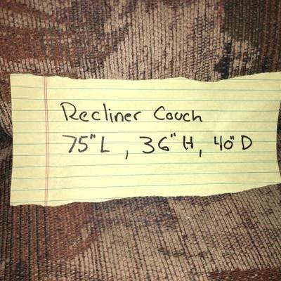 Recliner Sofa
