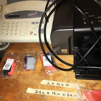 Desk with Electronics