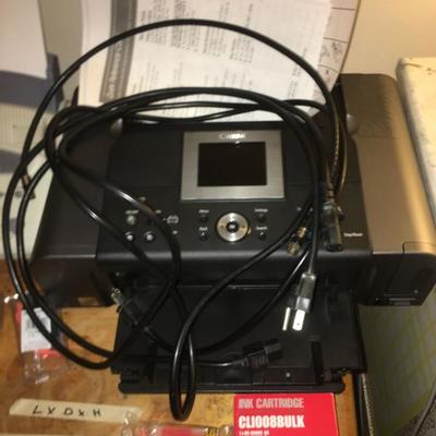 Desk with Electronics