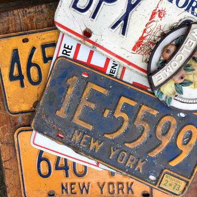 Cars, License Plates and Misc Toys