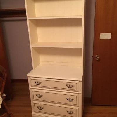 White Shelf Dresser