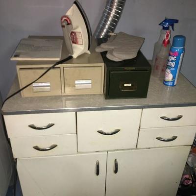 Large White Utility Cabinet