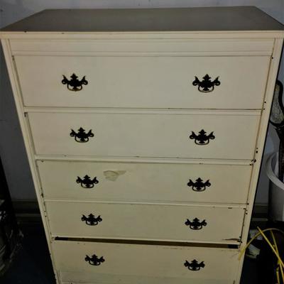 White Vintage Dresser
