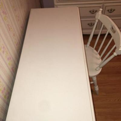 White Desk and Chair