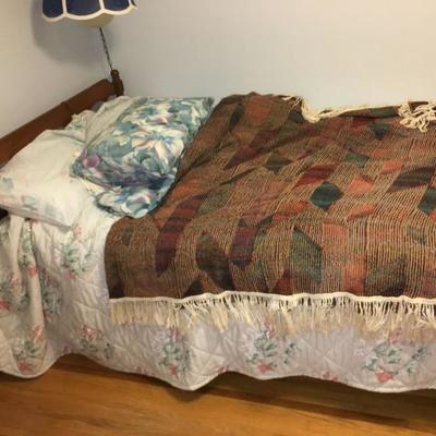 Bed Frame Full with Mattress Set