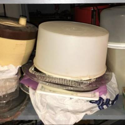 Tupperware and Cakestand
