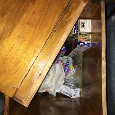 Wooden Storage with Cover