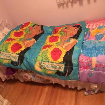 Pocahantas and Barbie Sleeping Bags