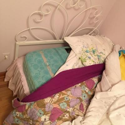 Single White Bed Frame