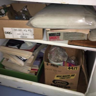 Utility Cabinet with all Workbench Cabinets Contents