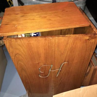 Wooden Storage with Cover