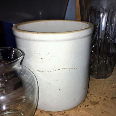 Crocks and Glass