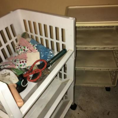 Rolling Carts & Table