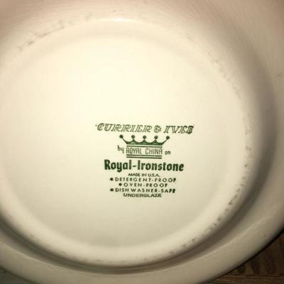 China and Extras (Currier & Ives)
