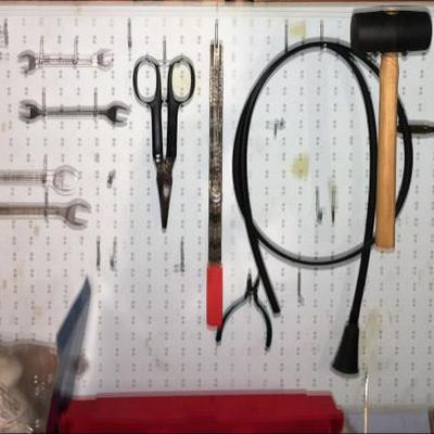 Utility Cabinet with all Workbench Cabinets Contents