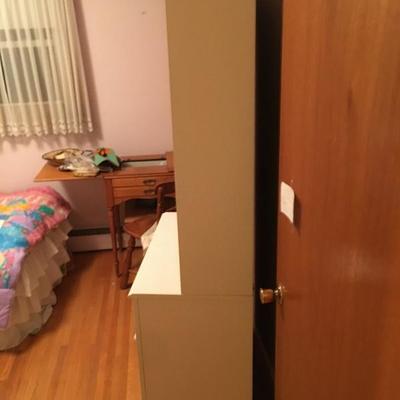White Shelf Dresser