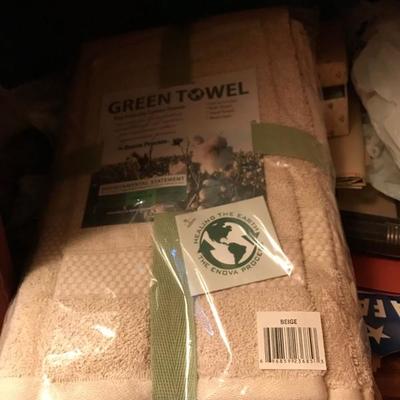 New in package King Sheets, towels and more