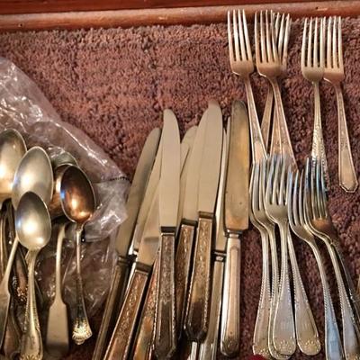 silver, silver and more silverware