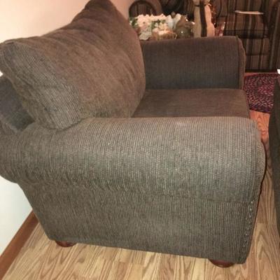 Chair and Ottomon