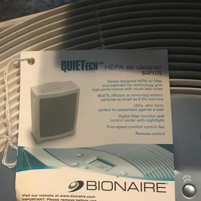 Boneair Air Clearer with hepa