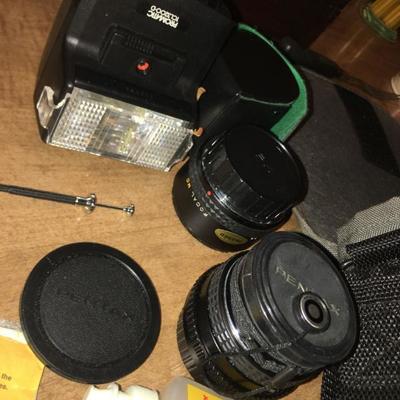 Pentax K1000 Camera Lot with Lenses