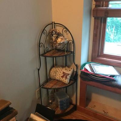 3 tiered shelves wickers