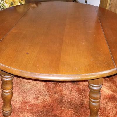 Spice Ethan Allen Folding Coffee Table #96