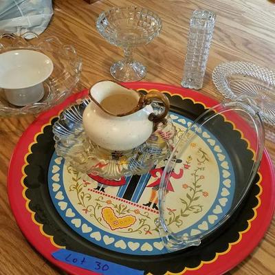 Metal Server And Glass #30  