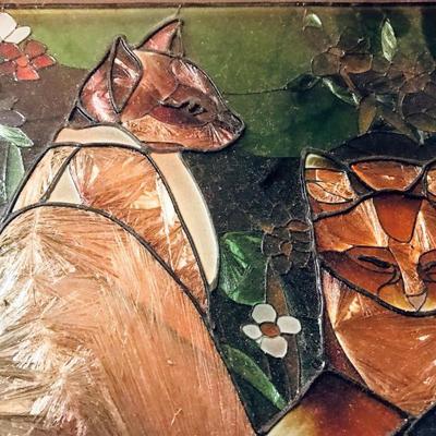 Stained Glass Like Mural Hanging #13