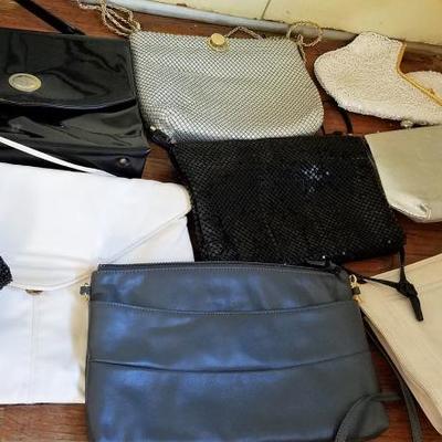 Nine Vintage Beaded Purses And Some Leather - Lot # 219 