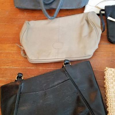 Nine Vintage  Purses And Some Leather Lot # 220 