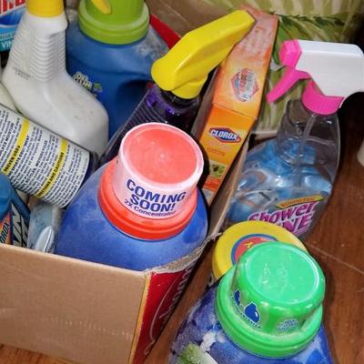 Hamper, Tools And Cleaners Lot #239