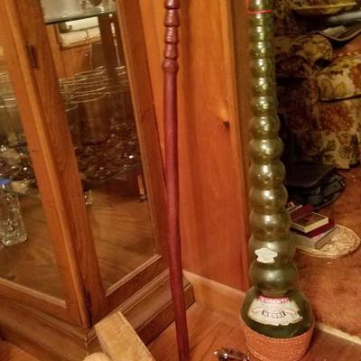 Architectural Salvage, Cane & Glassware Lot #77