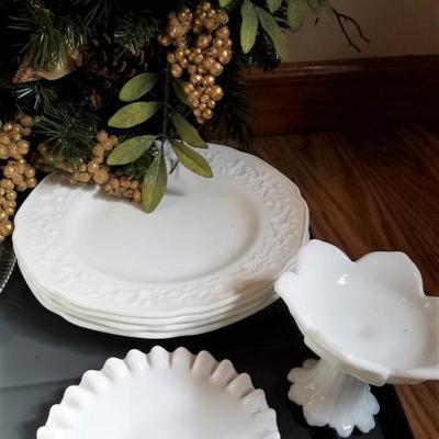 Milk Glass Set 2 #28 