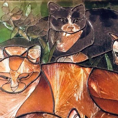 Stained Glass Like Mural Hanging #13