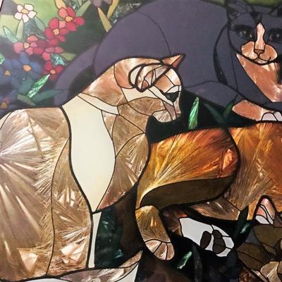 Stained Glass Like Mural Hanging #13