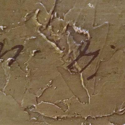 Signed Painting 28X56 #17.    