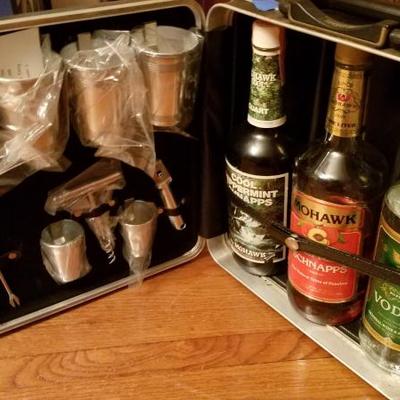 Portable Bar Lot #76. 