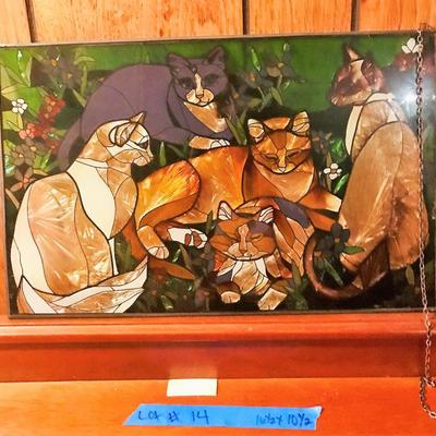Stained Glass Like Mural Hanging #13