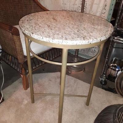 Granite Side Table