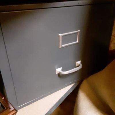 Metal file cabinet